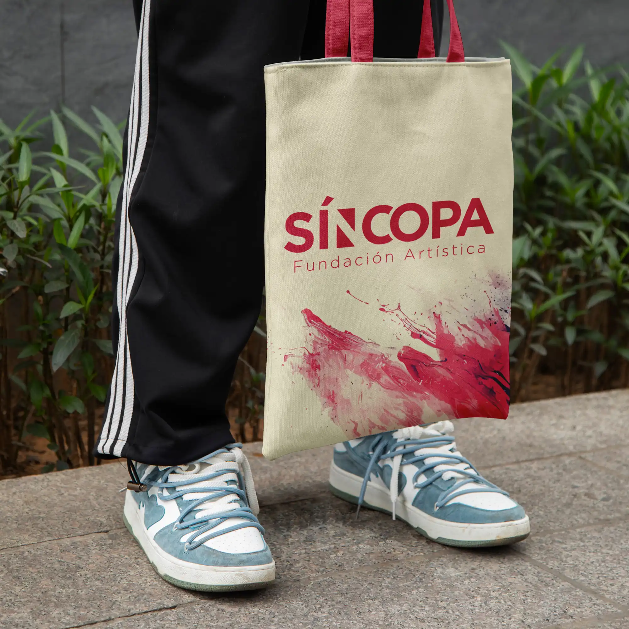 Fundación Síncopa cultural branding, logo design and visual assets